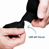 Sporttejp Svart 6-pack